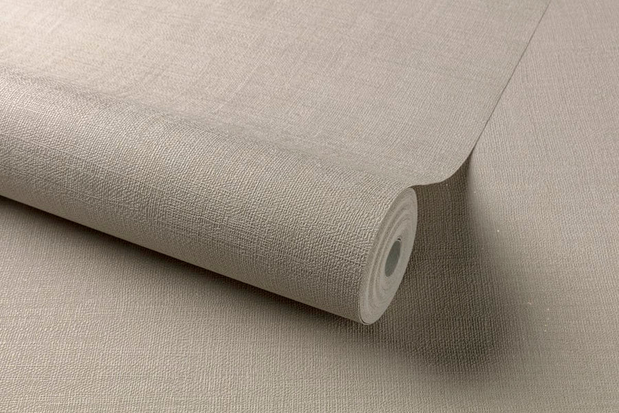 Bricocenter WALLPAPER FABRIC EFFECT BRILLIANT DOVE GREY 53CMX10.5M