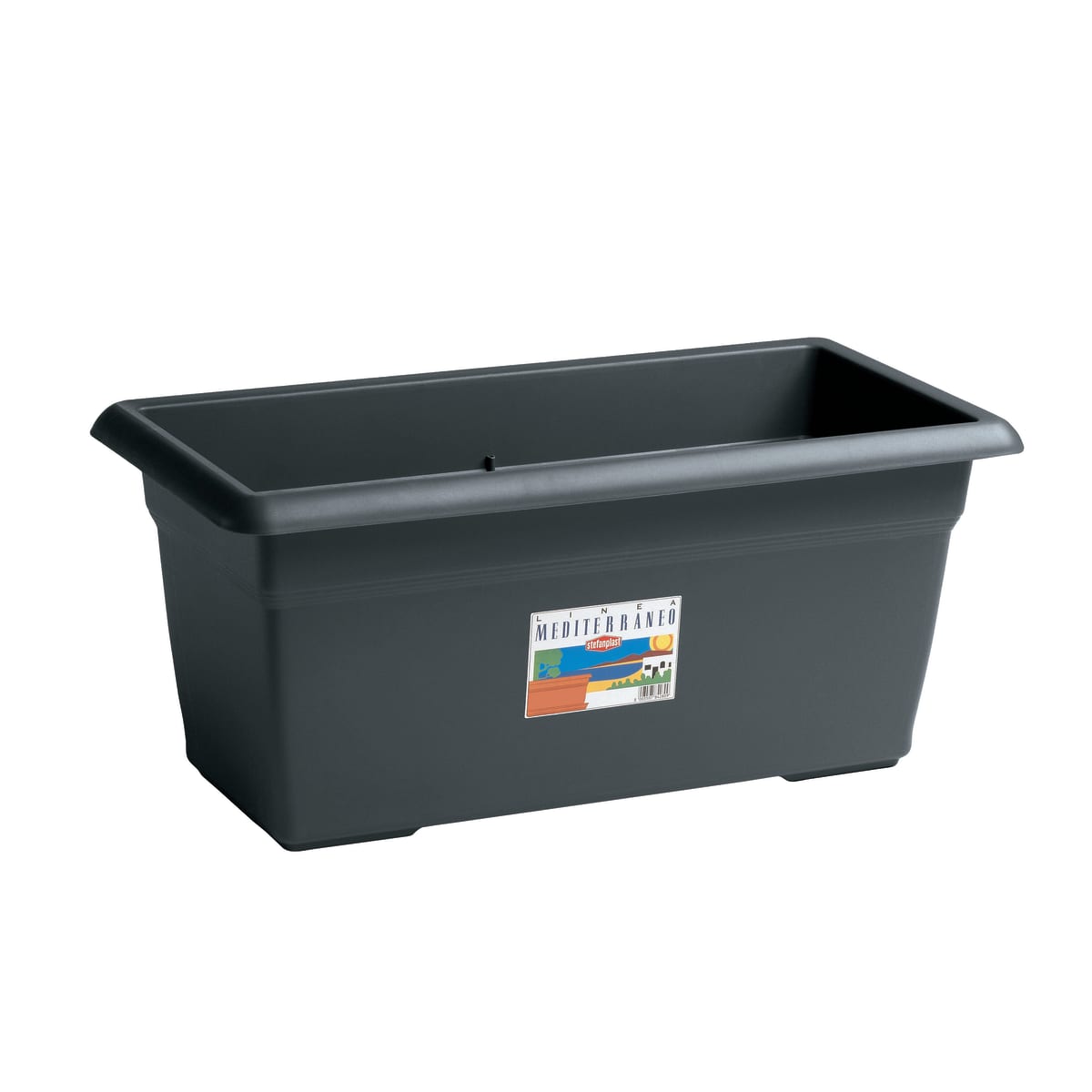 MEDITERRANEAN PLANTER CM 80 ANTHRACITE