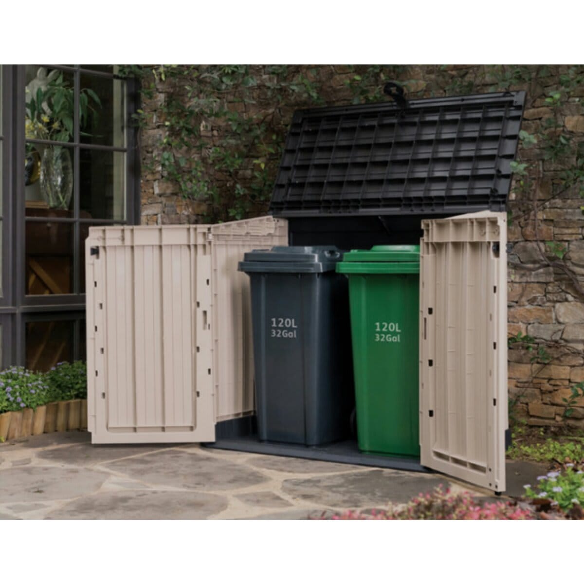 Bricocenter BOX IN RESINA STORE IT OUT MIDI KETER 132x71,5x113,5h