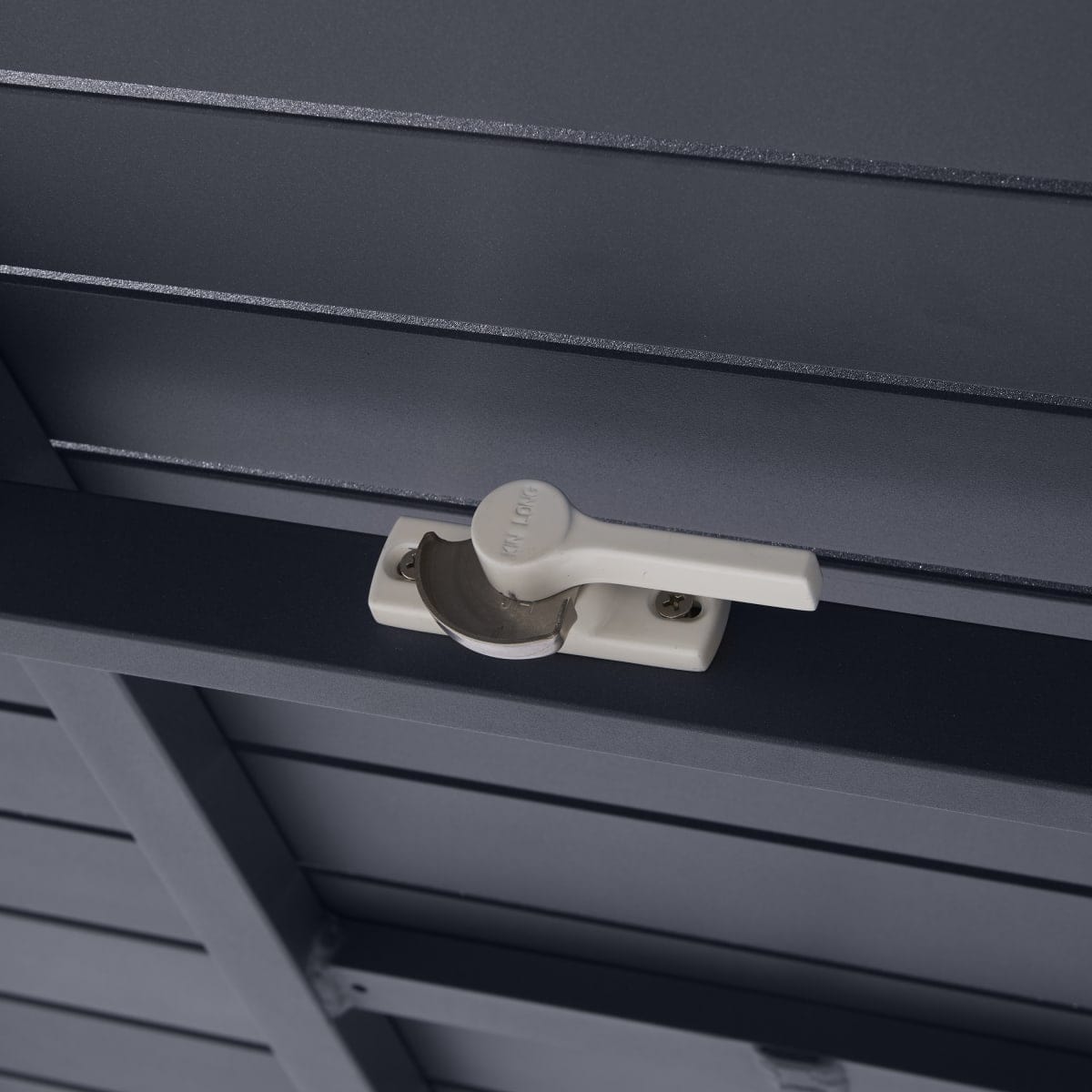 Bricocenter TAVOLO NATERIAL LYRA II UP AND DOWN ALLUMINIO 130/214.5X90 ANTRACITE