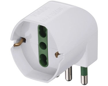 STAGGERED ADAPTER S17+UNIV. 90o WHITE