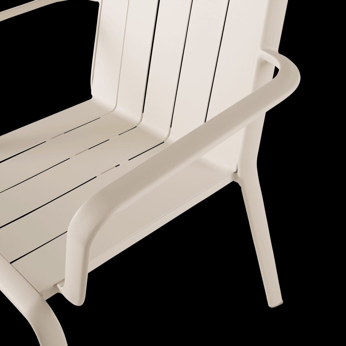 Bricocenter IDAHO NATERIAL BEIGE ALUMINIUM ARMCHAIR WITH ARMRESTS