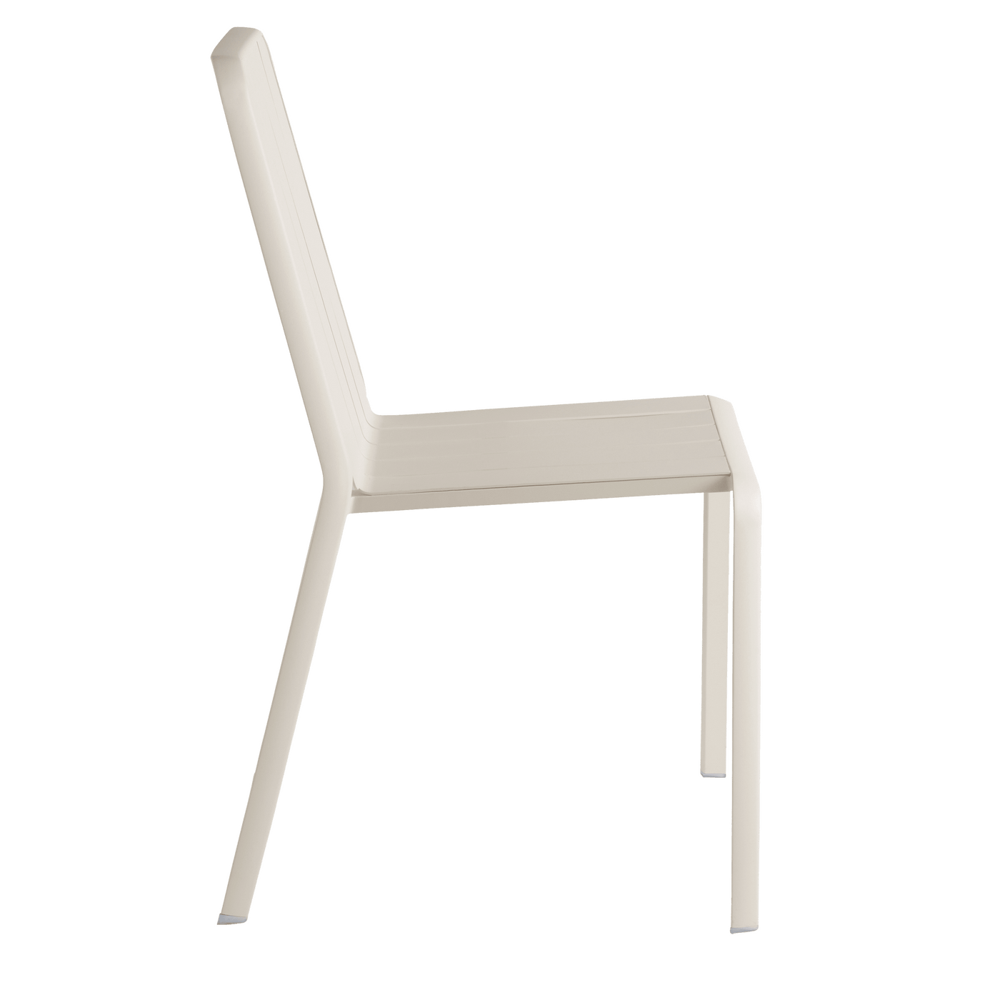 NATERIAL IDAHO FULL ALUMINIUM BEIGE DINING CHAIR