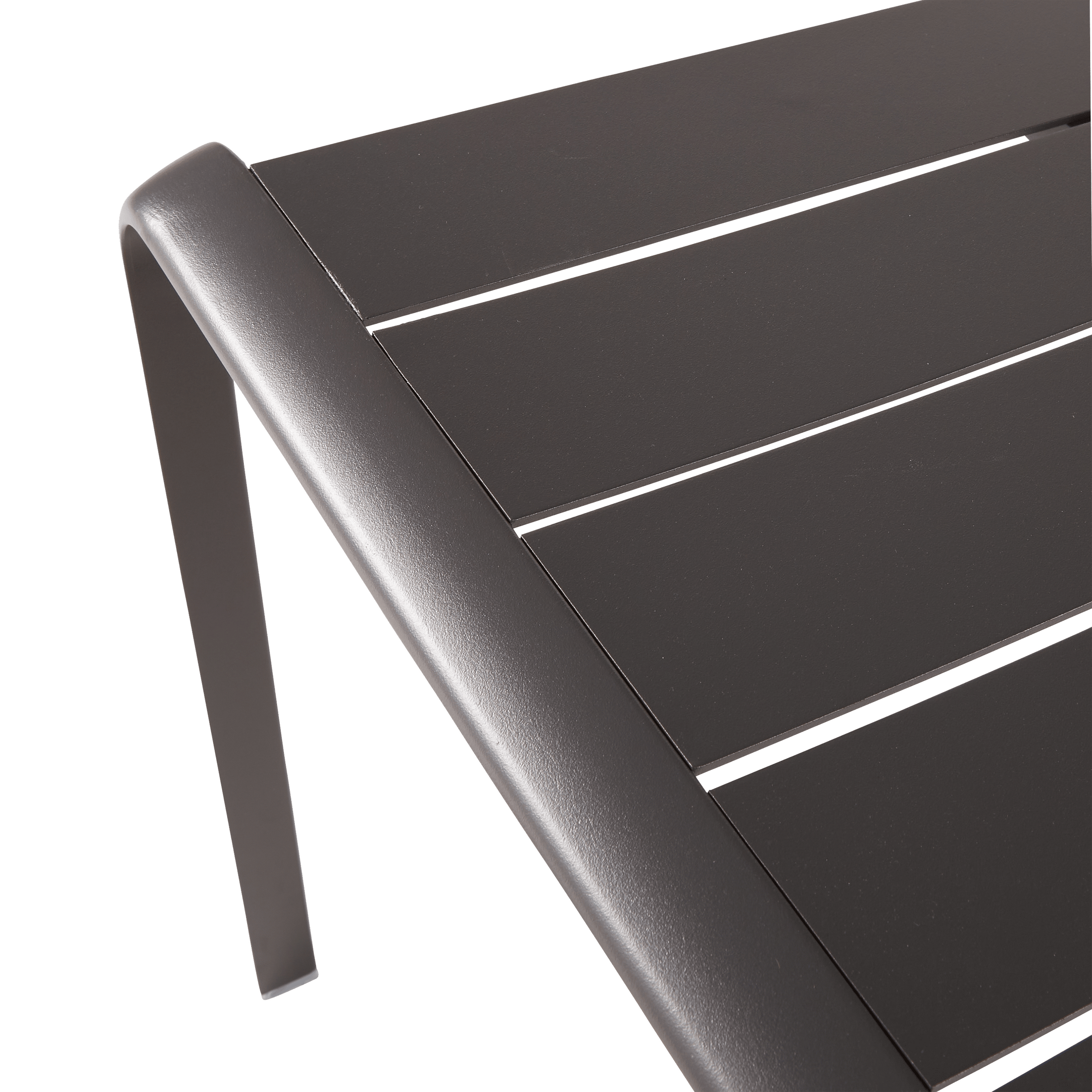 Naterial Idaho full aluminium dining chair in anthracite