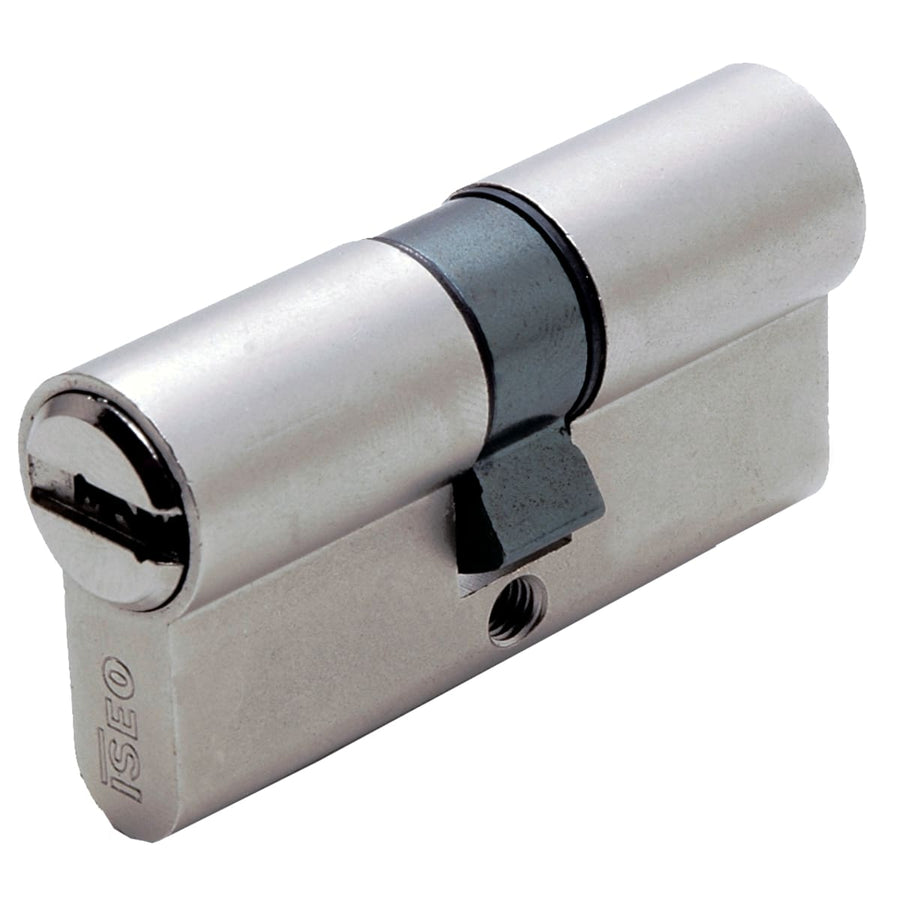 Bricocenter SHAPED CYLINDER BRASS/NICKEL 80MM, CENTRE DISTANCE, A 40MM B 40MM