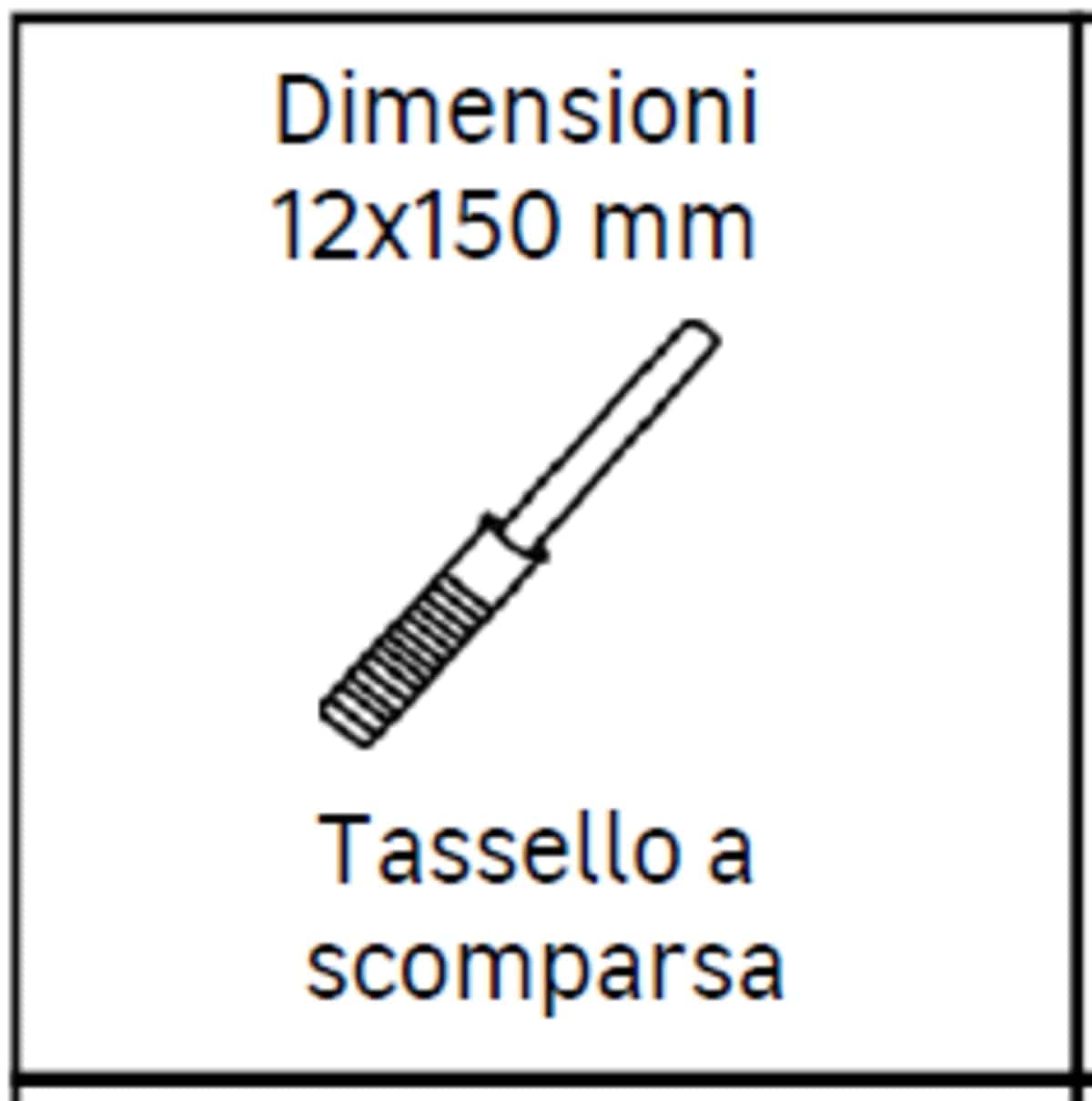 Bricocenter MENSOLA 23,7X96X2,2 NERO