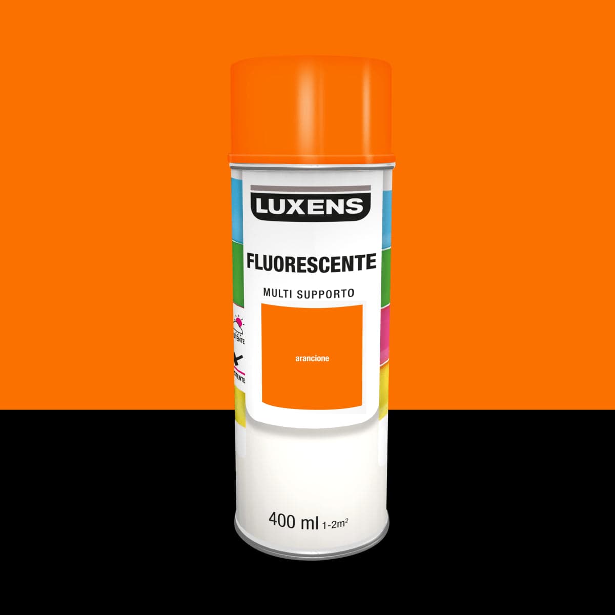 FLUORESCENT SPRAY ORANGE 400 ML LUXENS