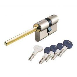 EUROPEAN SHAPED CYLINDER WITH KNOB FITTING 70 MM