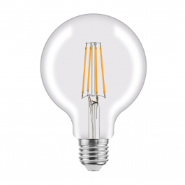 LED BULB E27=100W GLOBE LARGE TRANSPARENT WARM LIGHT