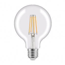 LED BULB E27=100W GLOBE LARGE TRANSPARENT WARM LIGHT