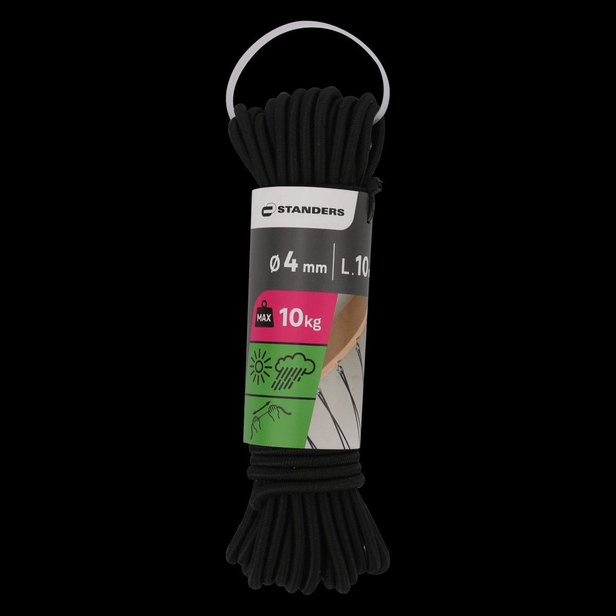 Bricocenter NERA ELASTIC ROPE D4MM 10M