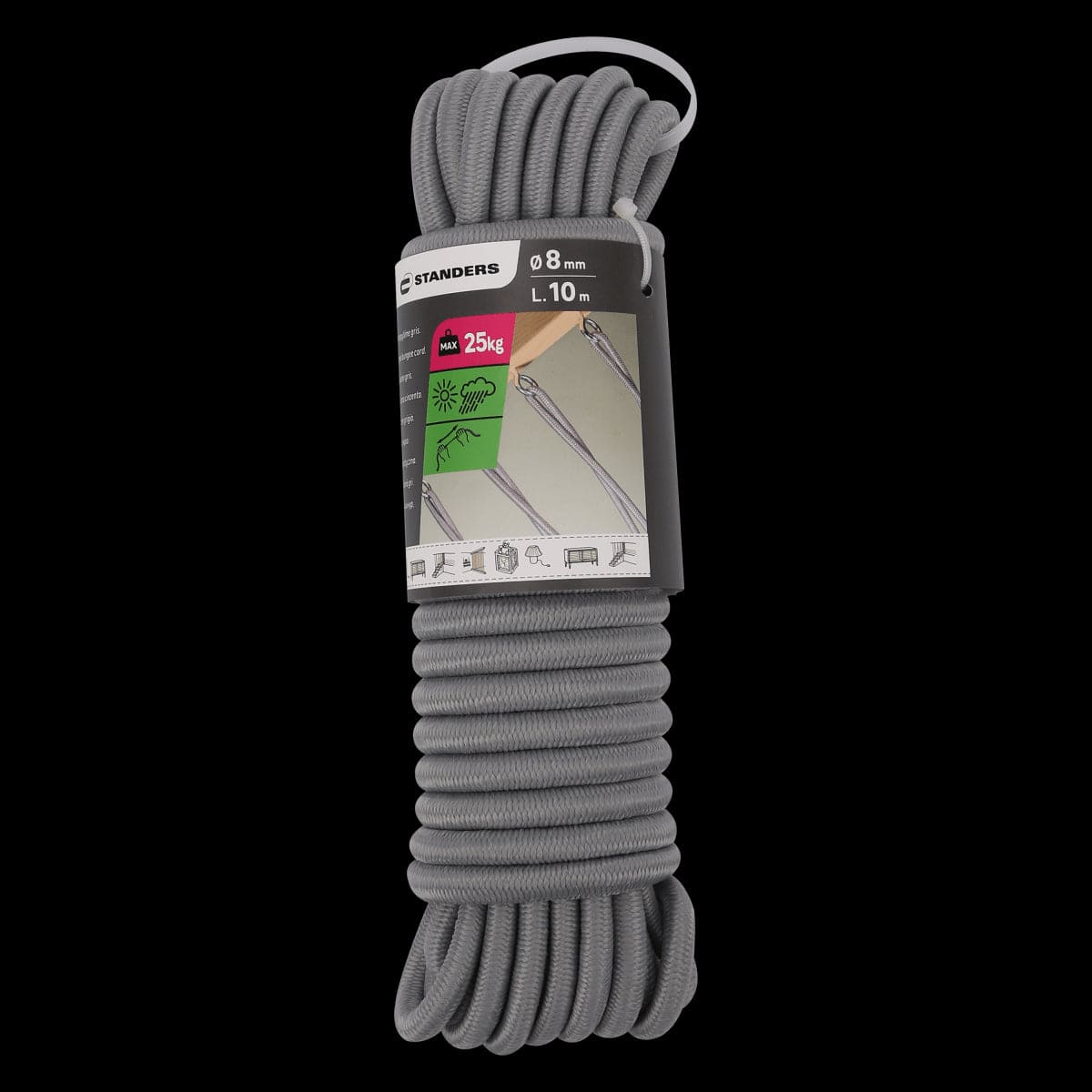 Bricocenter GREY ELASTIC ROPE D8MM 10M