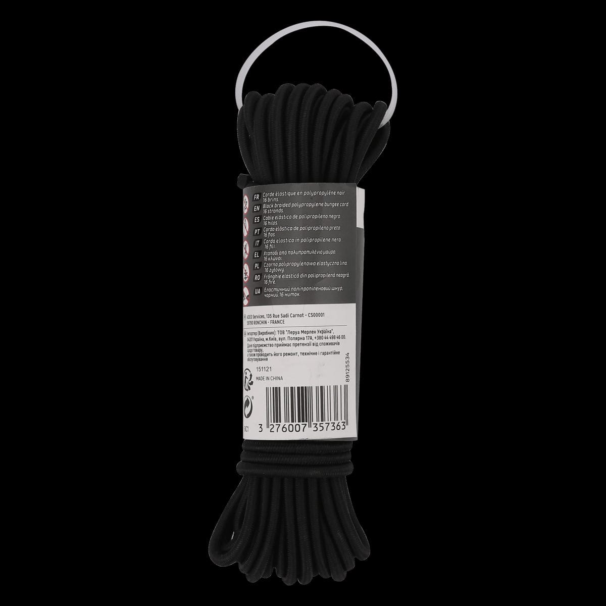 Bricocenter NERA ELASTIC ROPE D4MM 10M