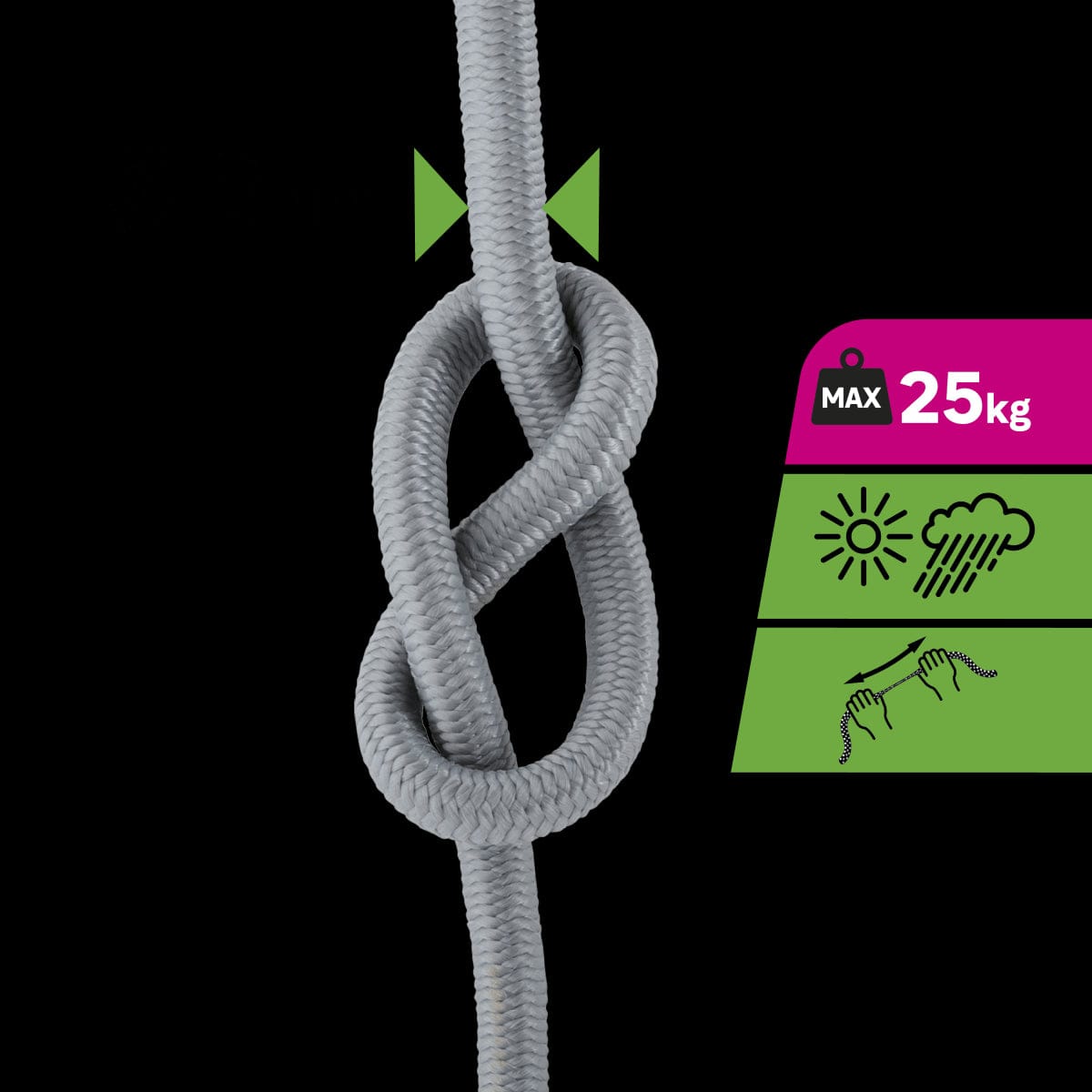 Bricocenter GREY ELASTIC ROPE D8MM 10M