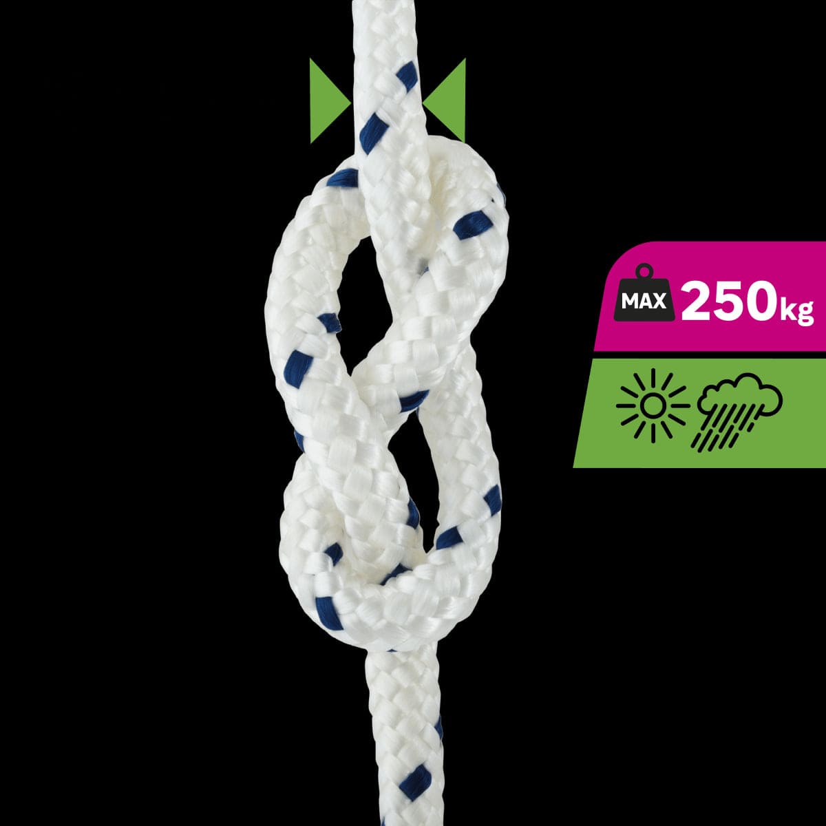 Bricocenter WHITE BRAIDED PP ROPE D10MM 15M