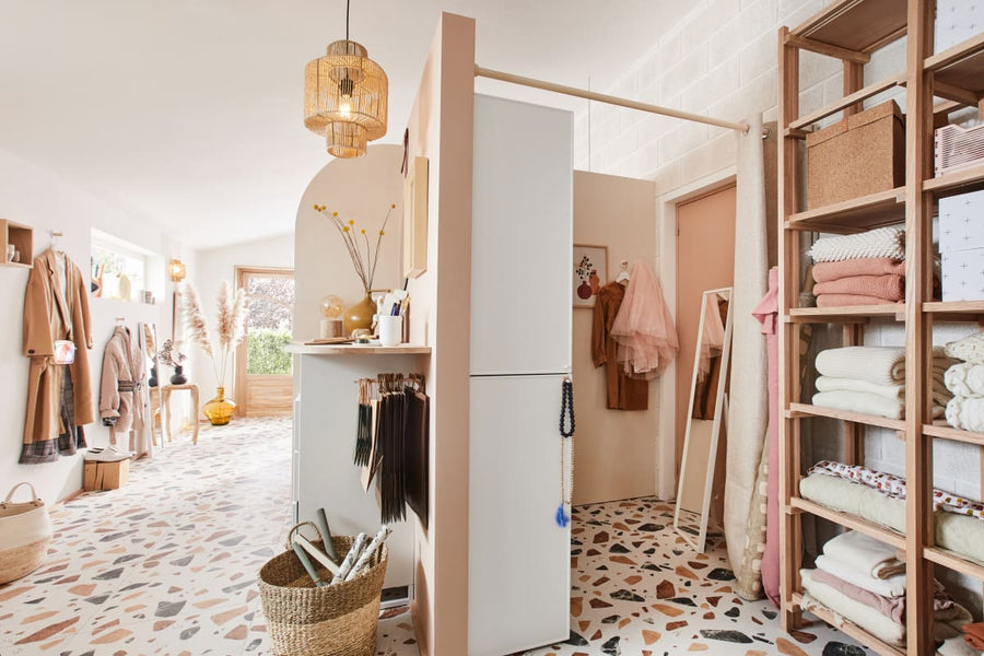 MILO STANDING MIRROR 30X140 WHITE