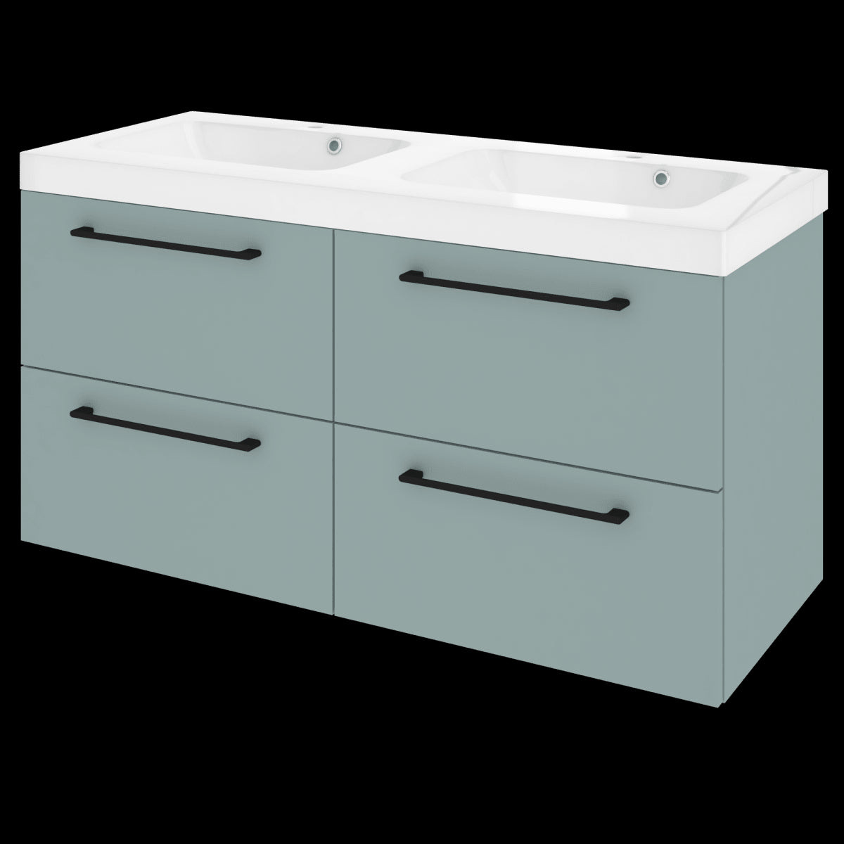 2 VASC REMIX CERAMIC WASHBASIN 121X48.5X14