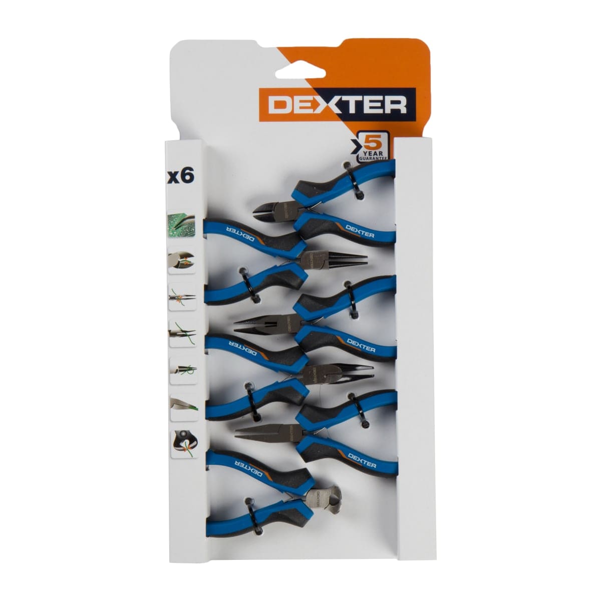 6-PIECE DEXTER MINI PLIERS SET