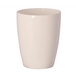 PLASTIC ORCHID POT DIAMETER 12.5XH15 CM WHITE
