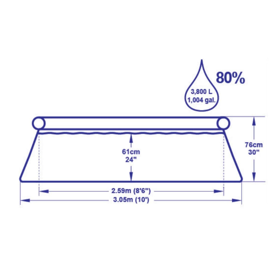 Bricocenter BESTWAY - easy pool set d.305 h.76cm