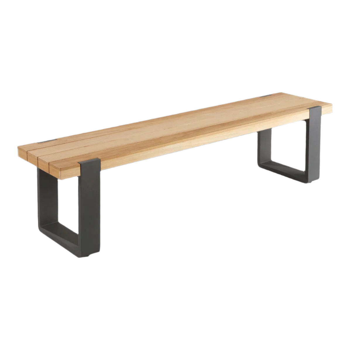 Bricocenter BERMEO NATERIAL BENCH 180X40X45 ALUMINUM TEAK