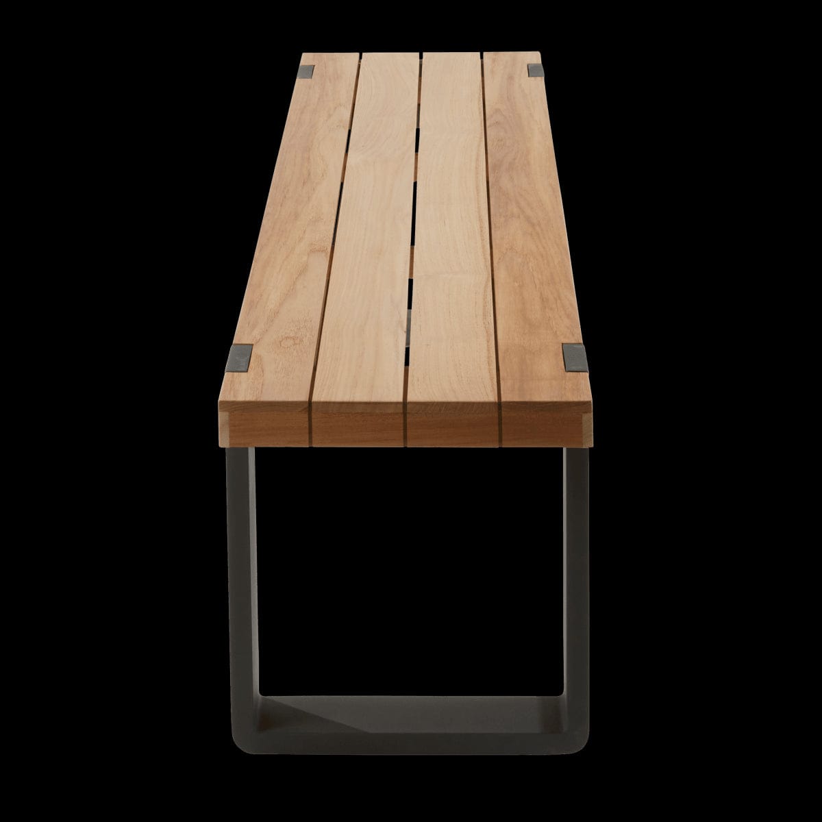 Bricocenter BERMEO NATERIAL BENCH 180X40X45 ALUMINUM TEAK