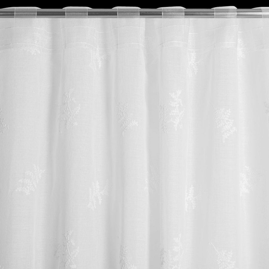 Bricocenter OPHELIE CURTAIN WHITE 140X280CM WEBBING AND CONCEALED LOOP