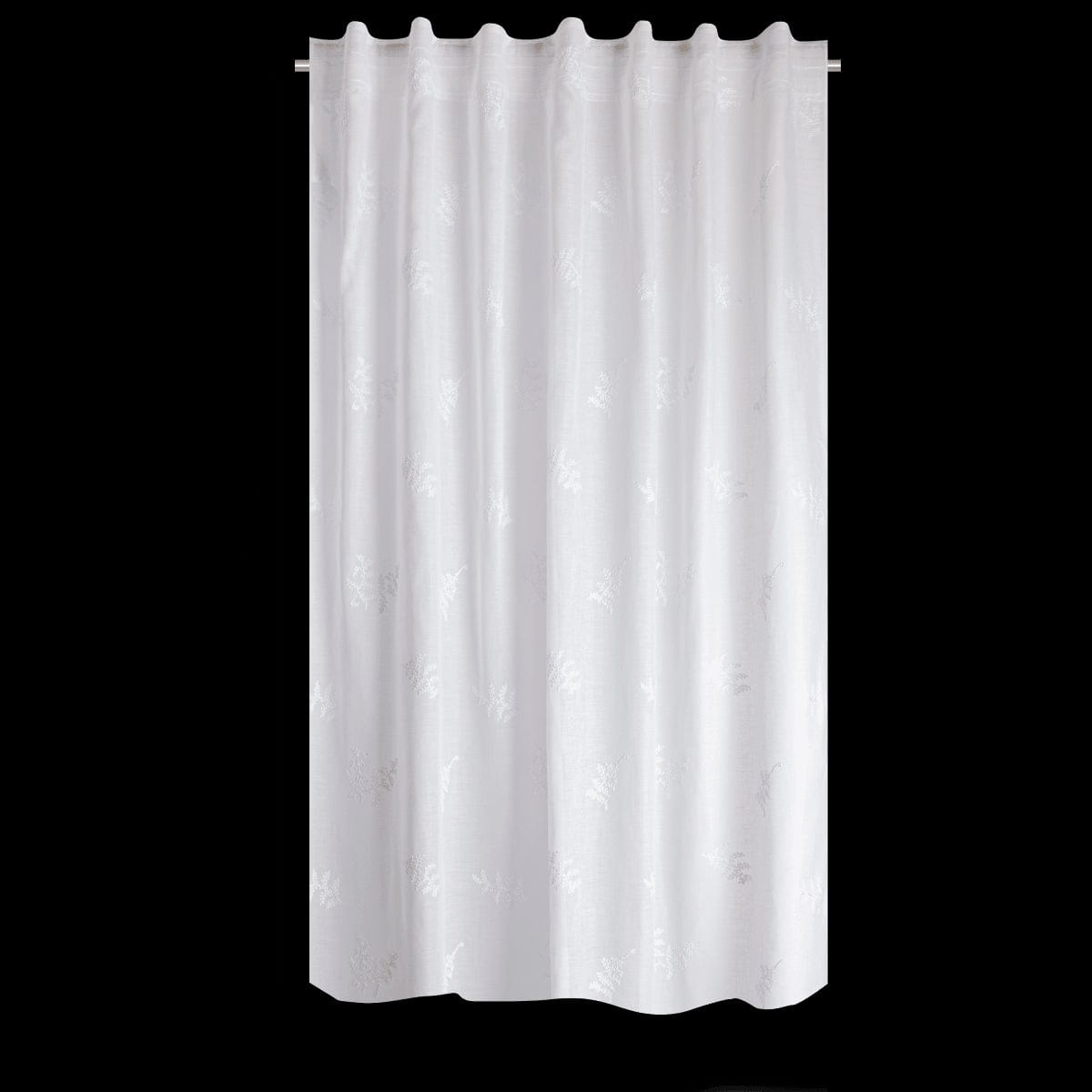 Bricocenter OPHELIE CURTAIN WHITE 140X280CM WEBBING AND CONCEALED LOOP