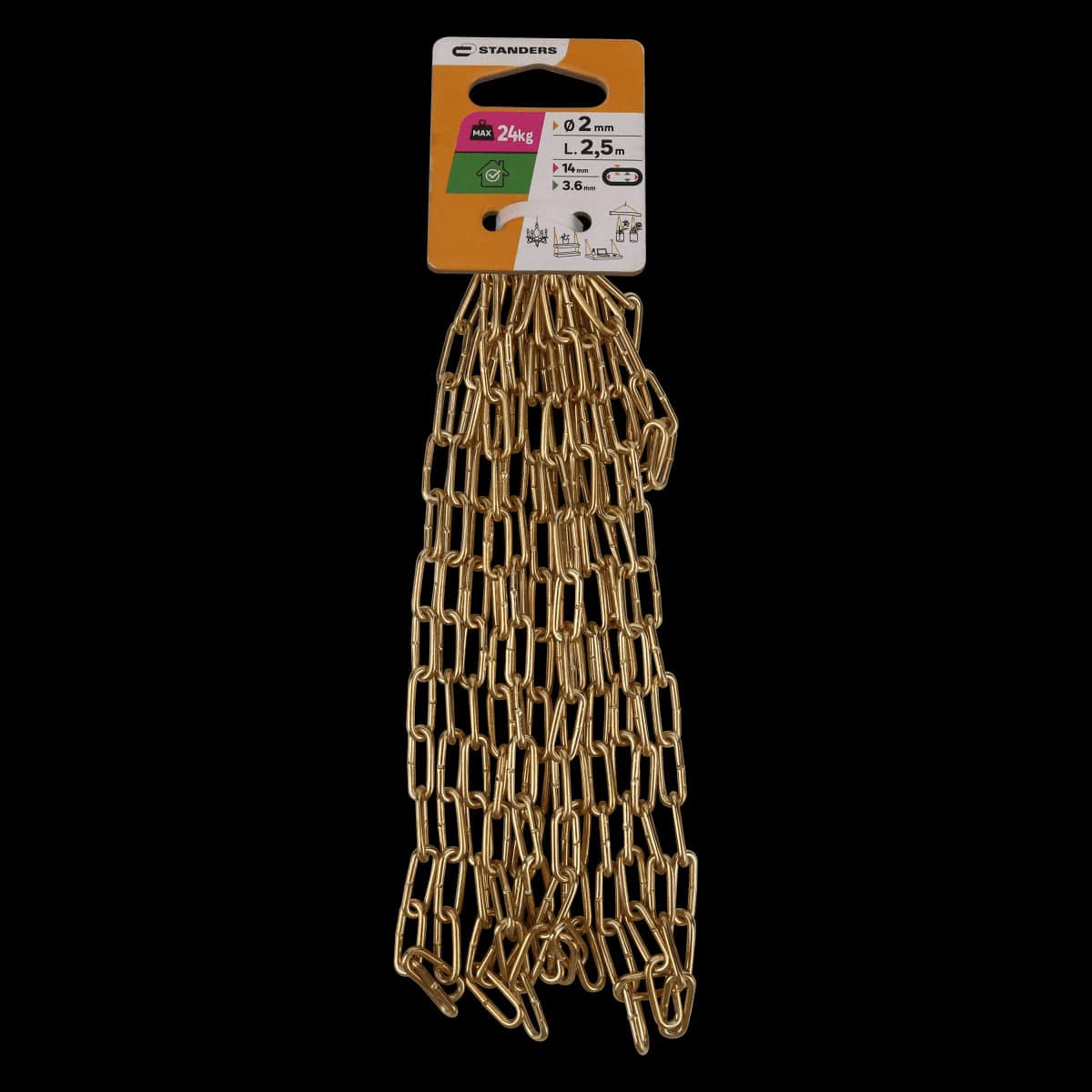 Bricocenter BRASS FINISH SOLDER CHAIN D2MM 2.5M