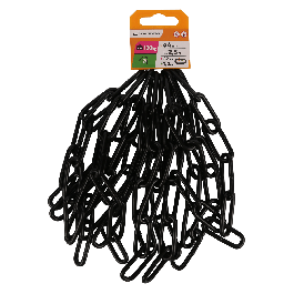 LONG LINK CHAIN AC ZN BLACK D4MM 2.5M