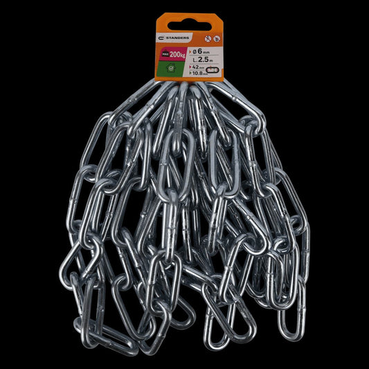 Bricocenter LONG LINK CHAIN ACC ZINC D6MM 2.5M