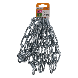 LONG GALVANISED STEEL CHAIN D5MM 2.5M