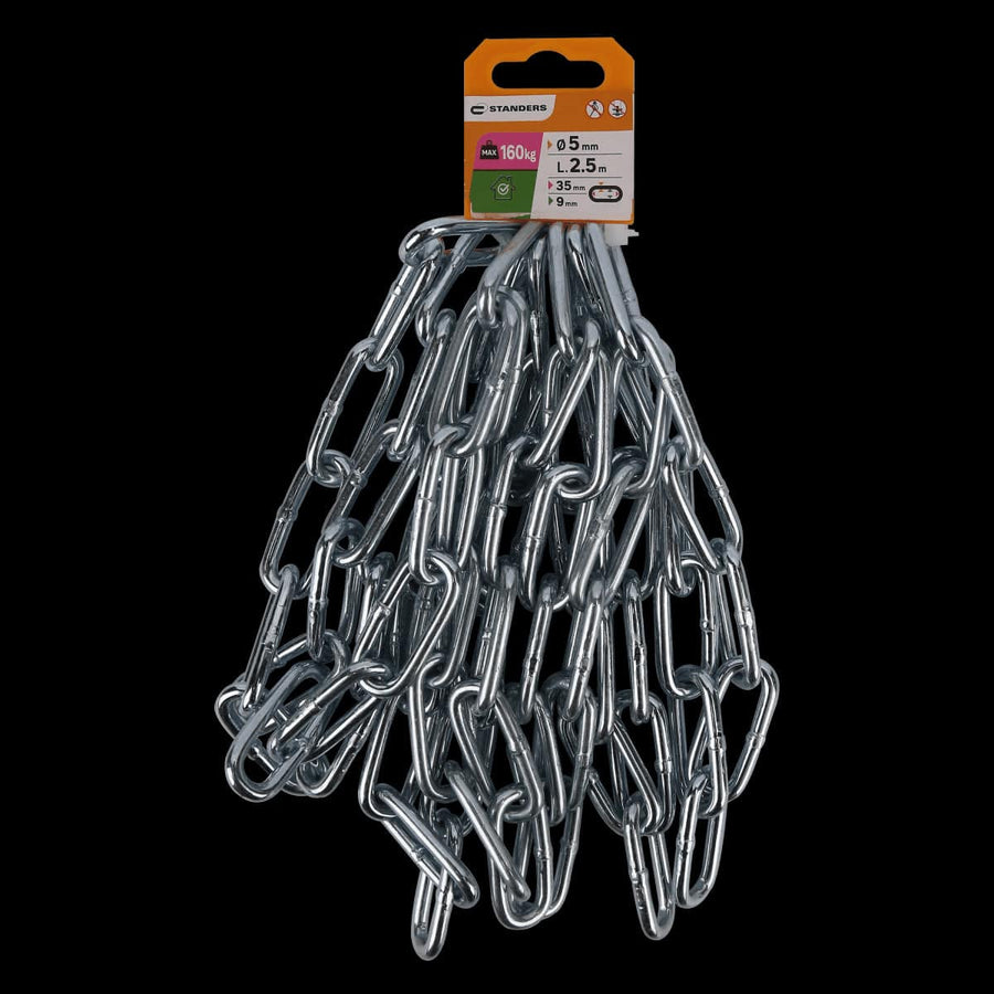 Bricocenter LONG GALVANISED STEEL CHAIN D5MM 2.5M