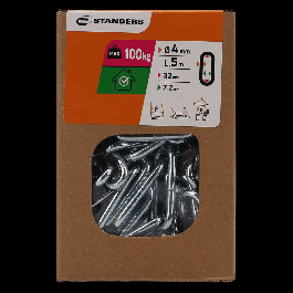 LONG GALVANISED STEEL CHAIN D4MM 5M