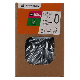 LONG GALVANISED STEEL CHAIN D4MM 5M