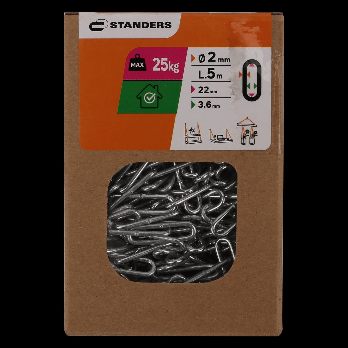 Bricocenter LONG LINK CHAIN ACC ZINC D2MM 5M