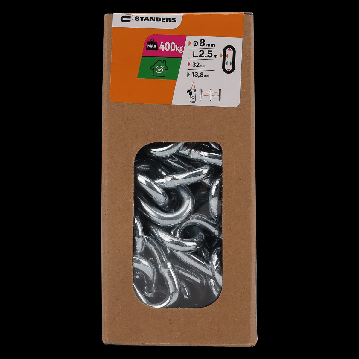 Bricocenter SHORT LINK CHAIN ACC ZINC D8MM 2.5M
