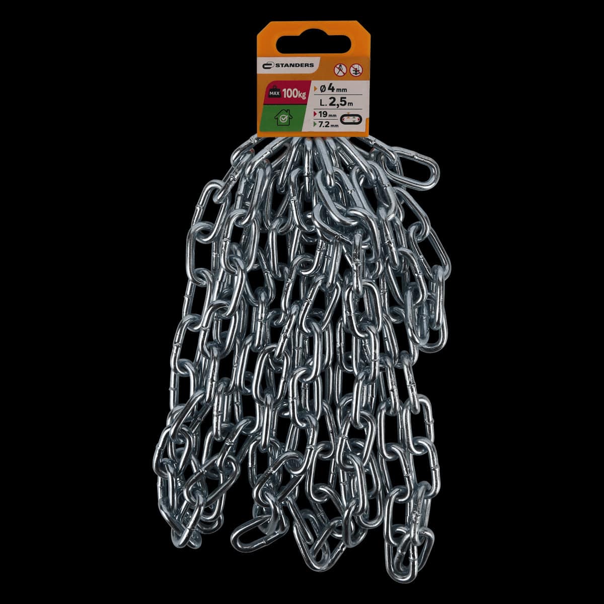 Bricocenter SHORT LINK CHAIN ACC ZINC D4MM 2.5M