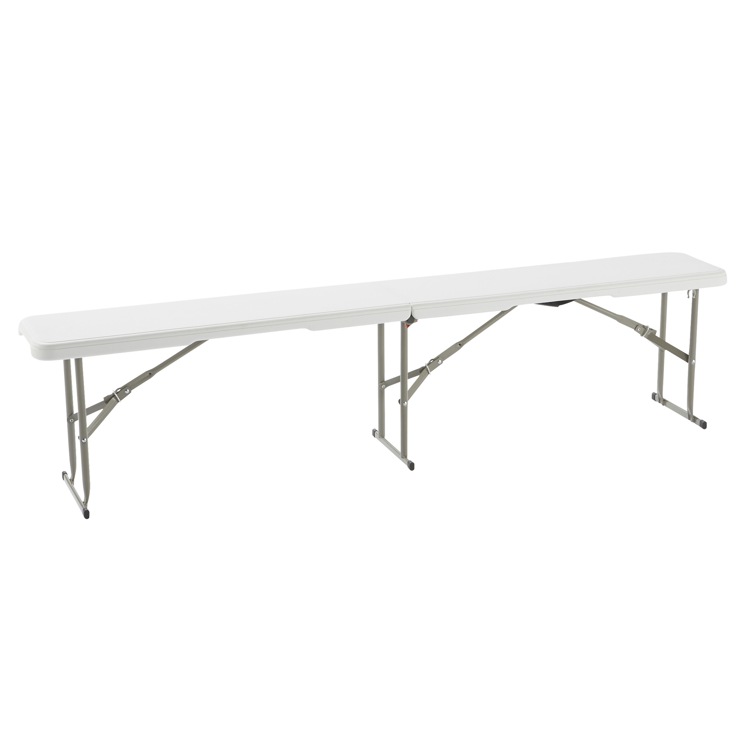 Folo 183x28 beer garden bench in white resin