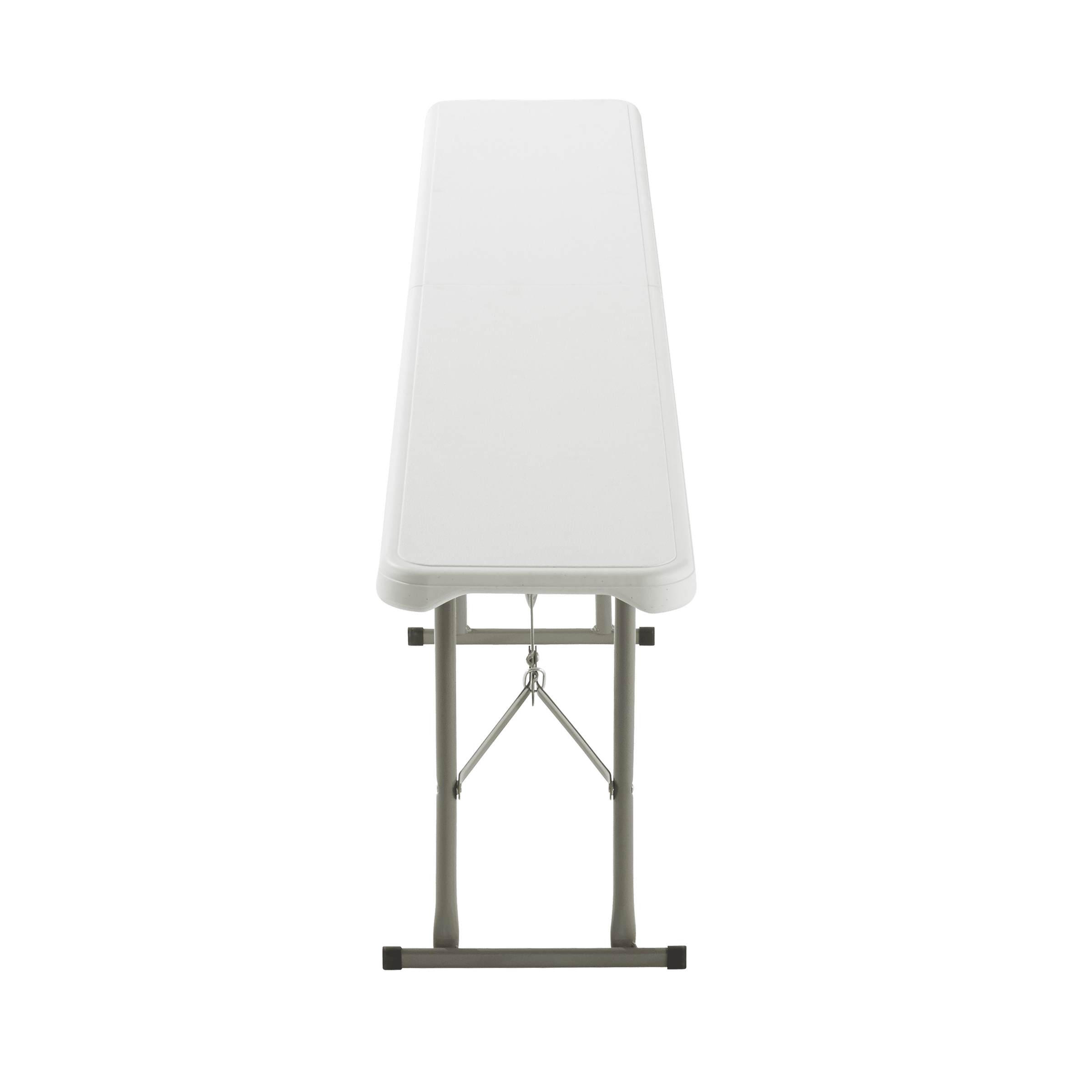 Folo 183x28 beer garden bench in white resin