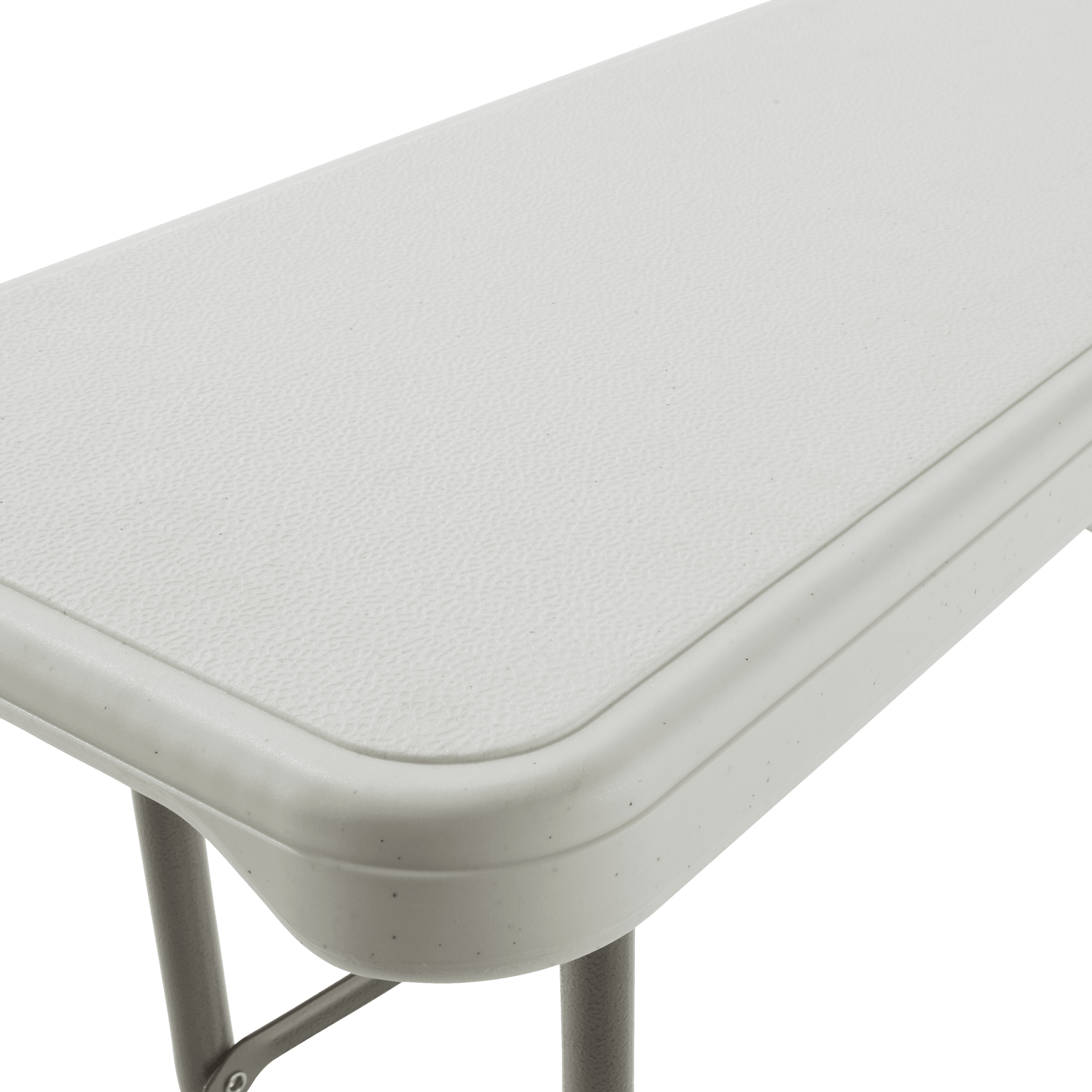 Folo 183x28 beer garden bench in white resin