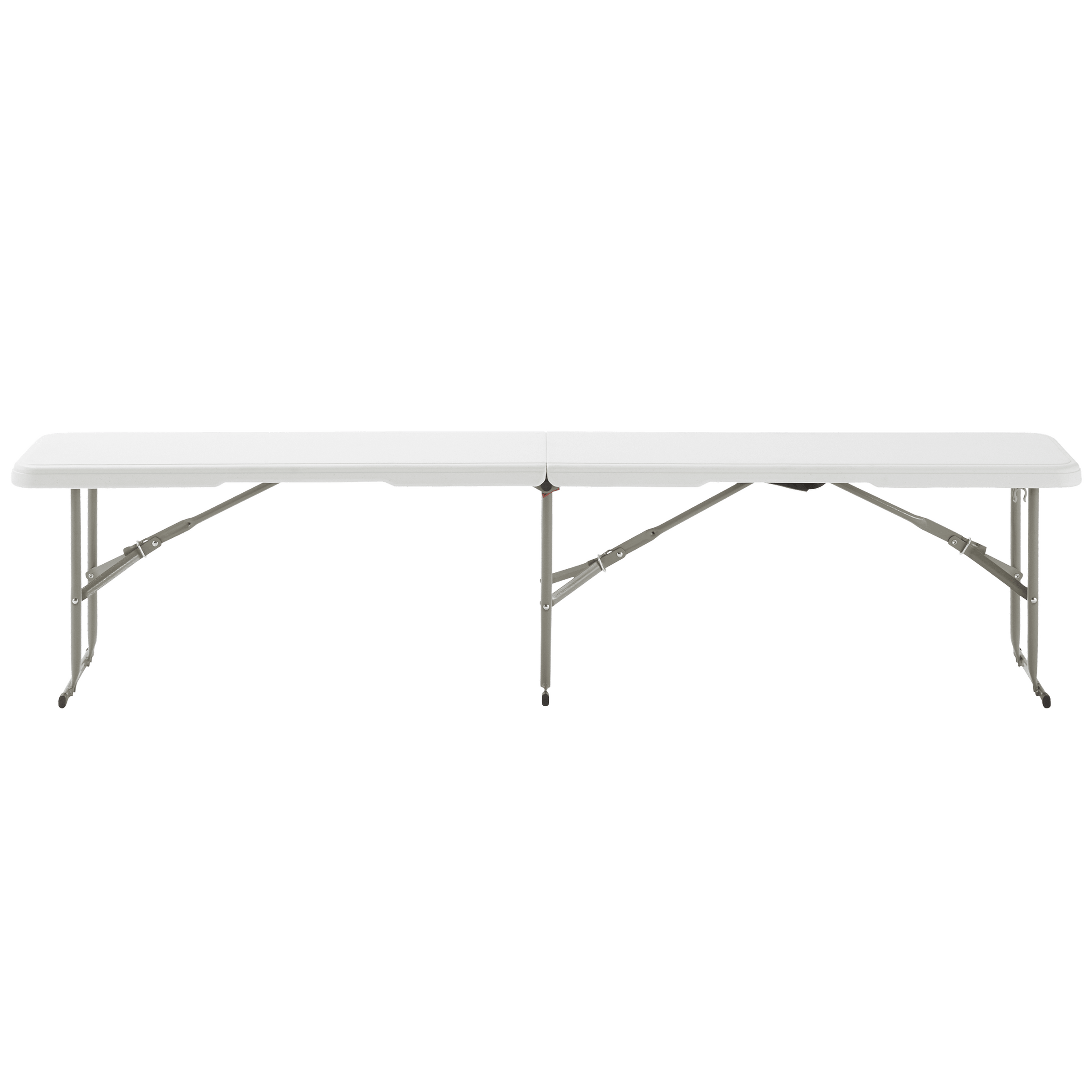 Folo 183x28 beer garden bench in white resin