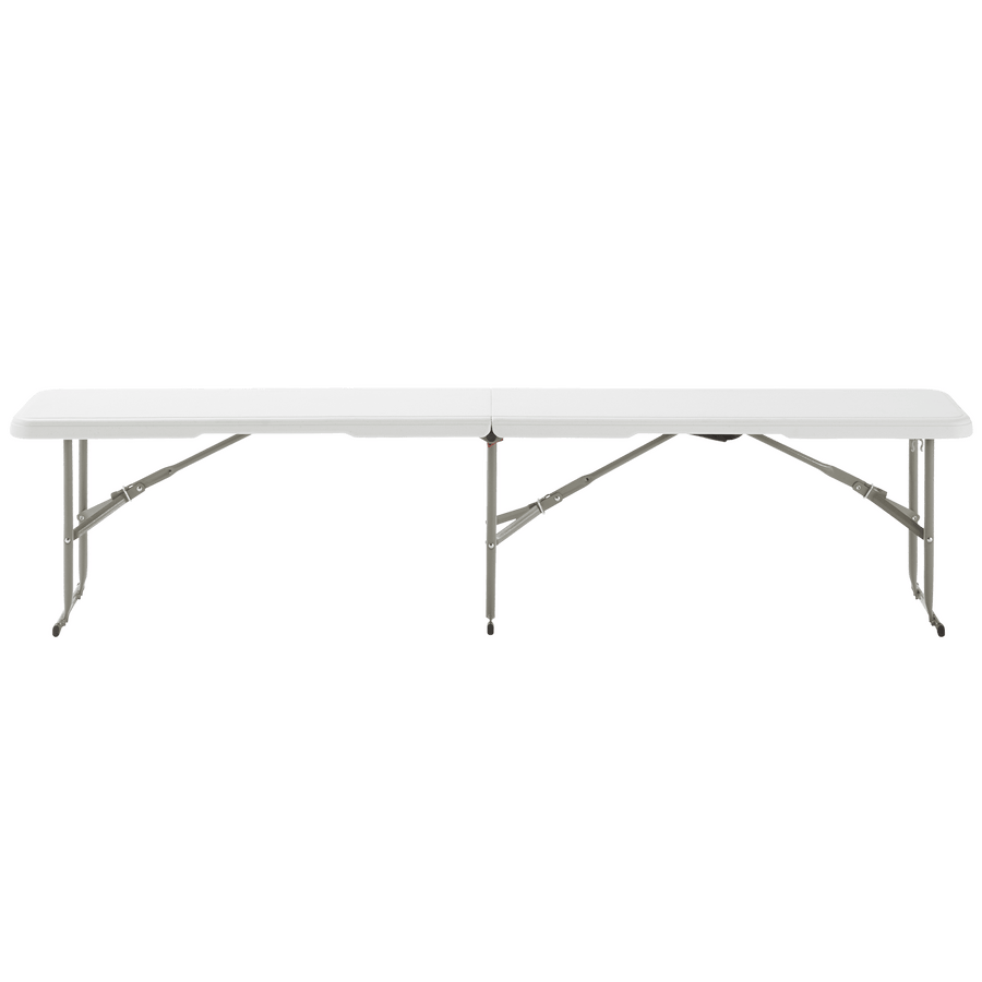Folo 183x28 beer garden bench in white resin