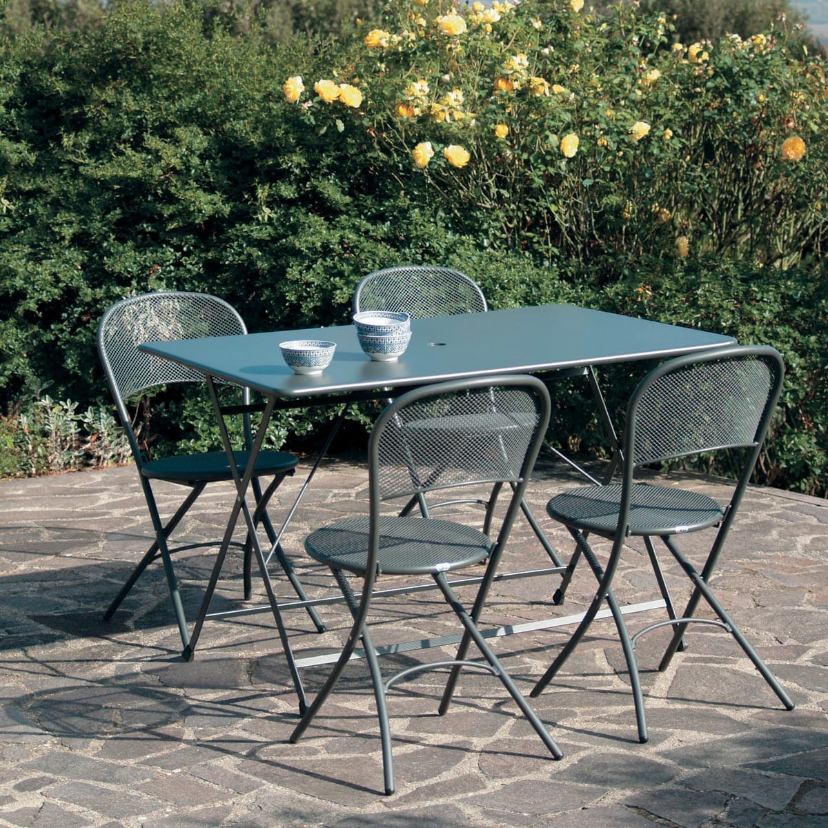 Bricocenter PIEGH TABLE. CASSIS 120X76cm anthracite