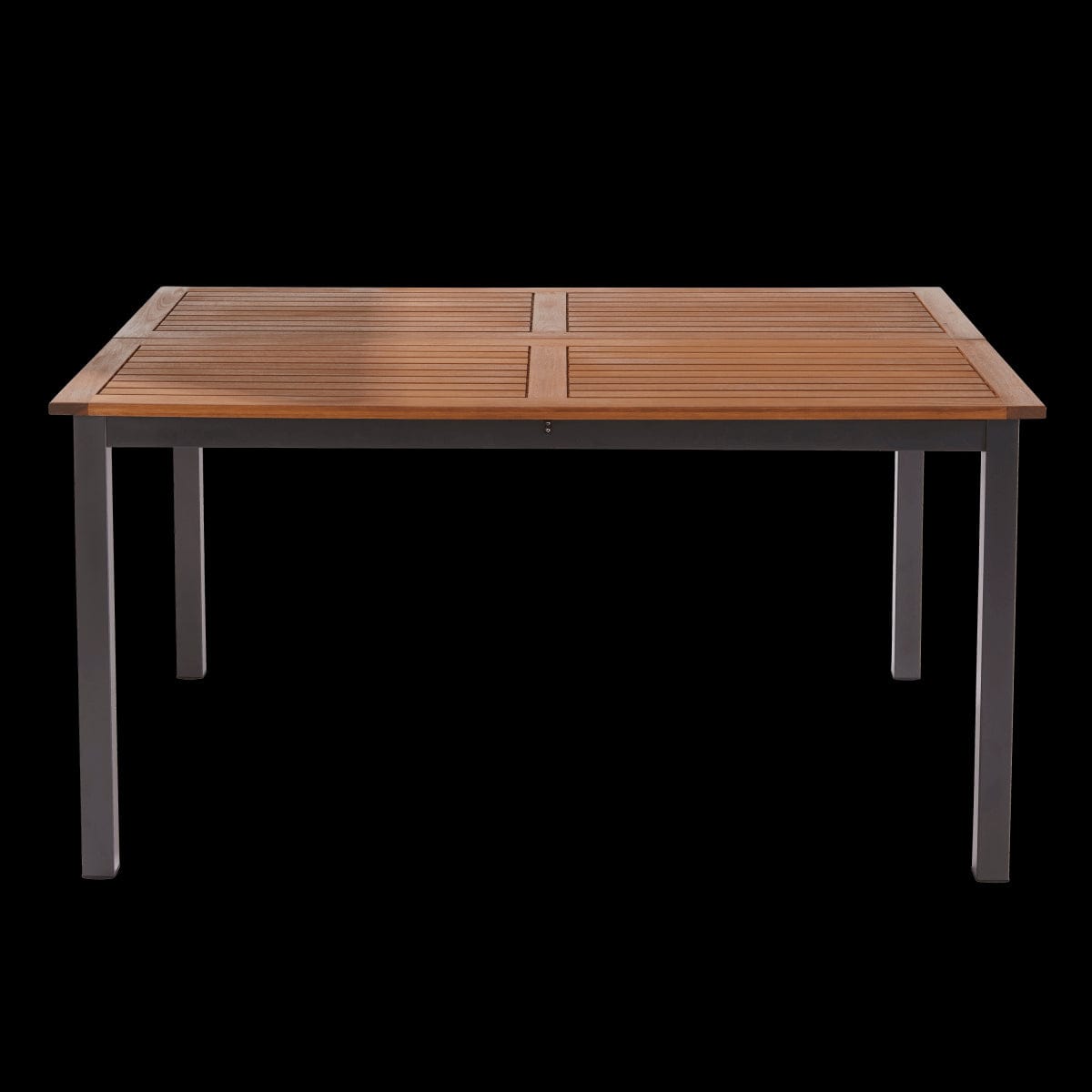 Bricocenter NATERIAL ORIS EXTENDABLE TABLE 102/147X147X75 ALUMINIUM EUCALYPTUS