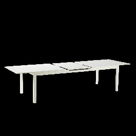 TABLE NATERIAL ODYSSEA II EASY ALUMINIUM GLASS 256/320X100 WHITE