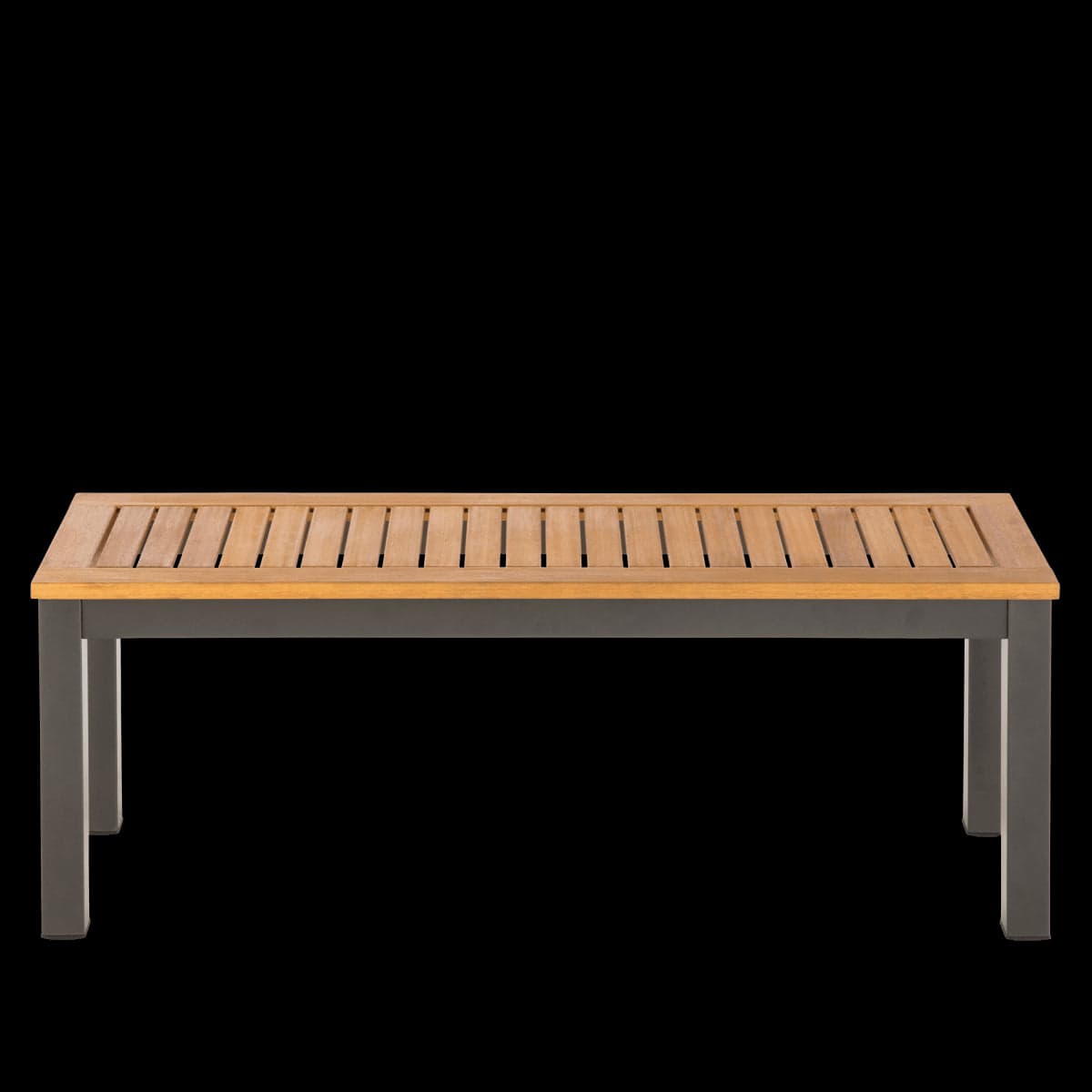 Bricocenter NATERIAL ORIS BALCONY BENCH 118x38XH43 ALUMINIUM EUCALYPTUS