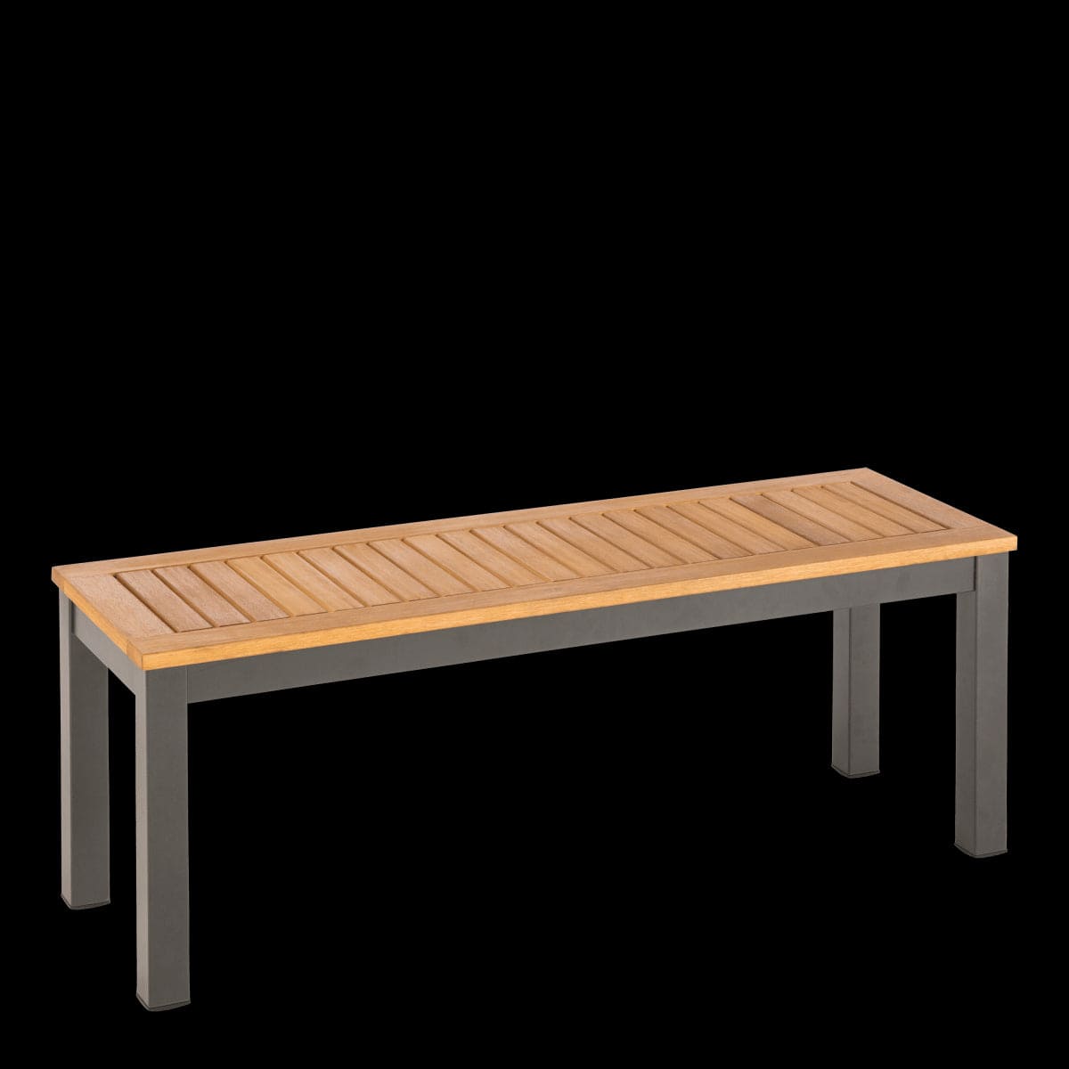 Bricocenter NATERIAL ORIS BALCONY BENCH 118x38XH43 ALUMINIUM EUCALYPTUS