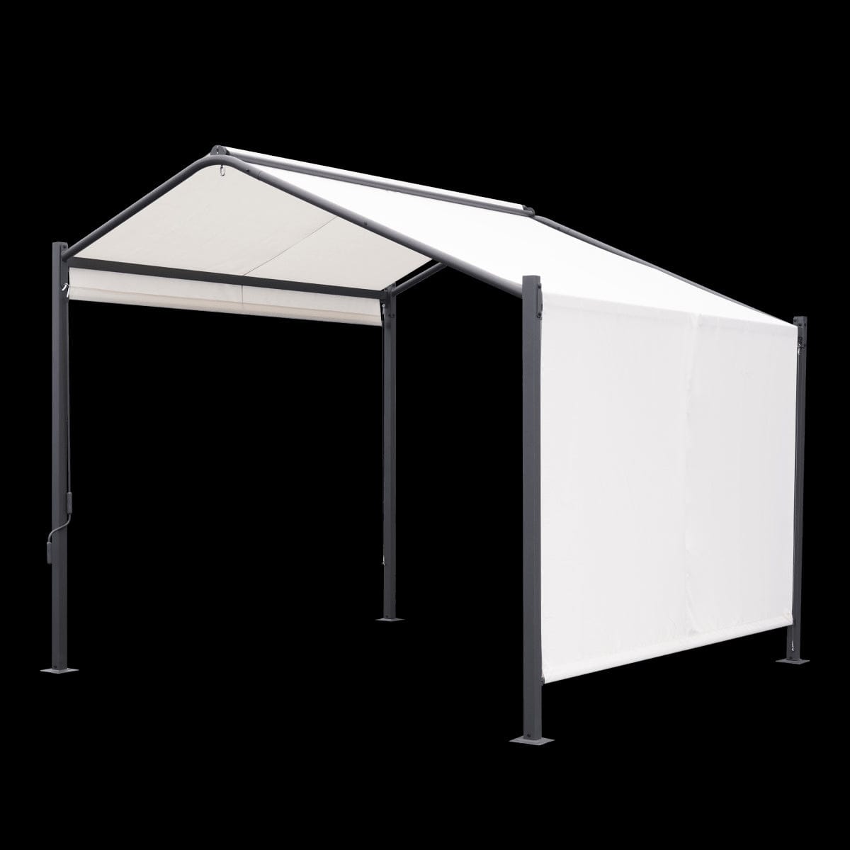 Bricocenter PERGOLA GAZEBO NATERIAL CASSY 3X3X2.8 STEEL AND POLYESTER POLYESTER 160GR/M2