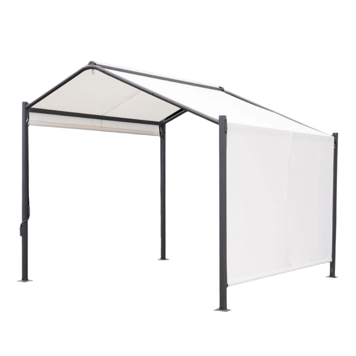 Bricocenter PERGOLA GAZEBO NATERIAL CASSY 3X3X2.8 STEEL AND POLYESTER POLYESTER 160GR/M2